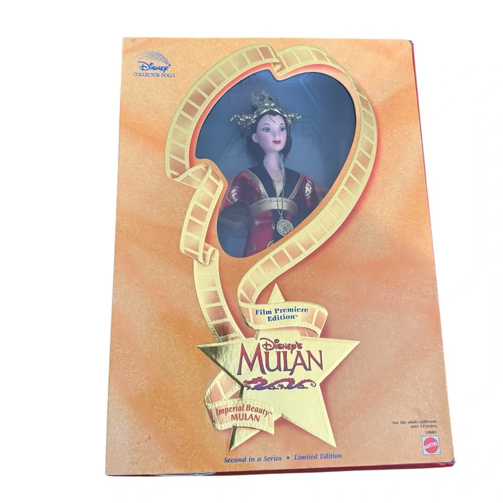 Vintage Walt Disney Mulan Imperial Beauty Doll-1998-Film Premiere Edition NIB